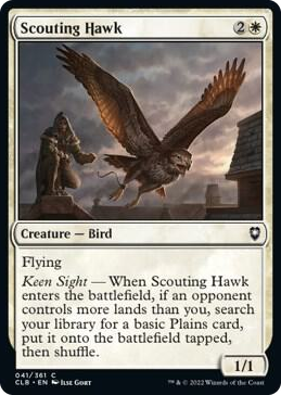 0041 Scouting Hawk C Commander Legends: Battle for Baldur's Gate
