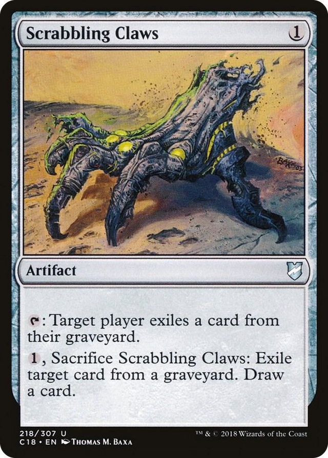 0218 Scrabbling Claws U Commander 2018