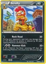 0074 Scrafty - 74/99(Next Destinies) Rare Deck Exclusives