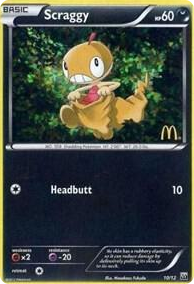 0010 Scraggy Promo McDonald's Promos 2012