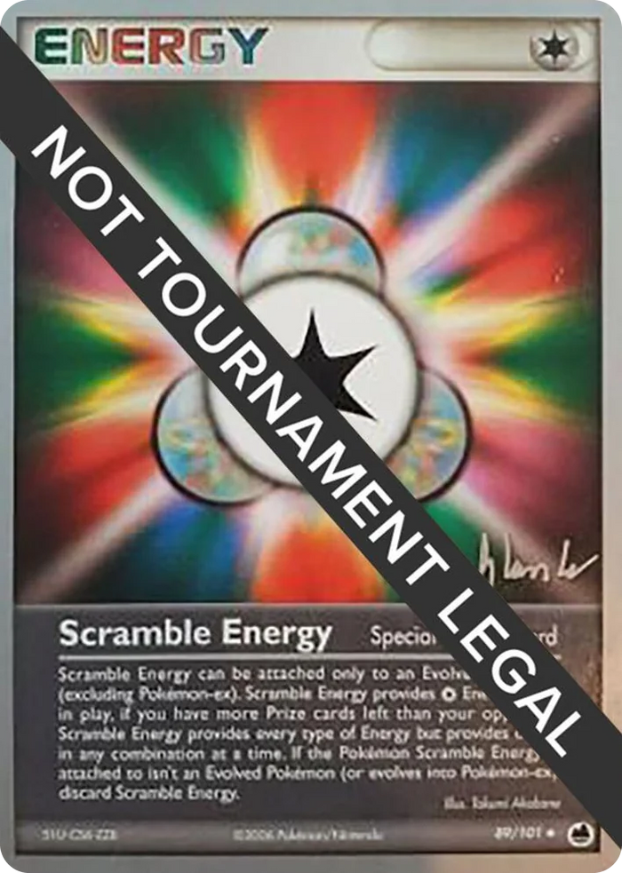 0089 Scramble Energy - 2008 (Dylan Lefavour) Uncommon World Championship Decks