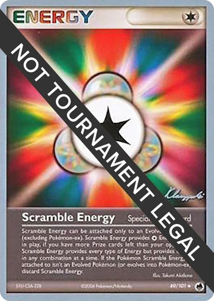 0089 Scramble Energy - 2008 (Jason Klaczynski) Uncommon World Championship Decks
