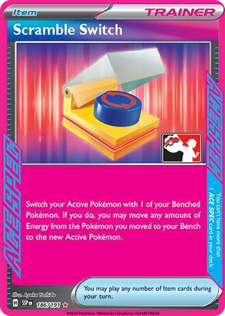 0186 Scramble Switch ACE SPEC Rare Prize Pack Series Cards