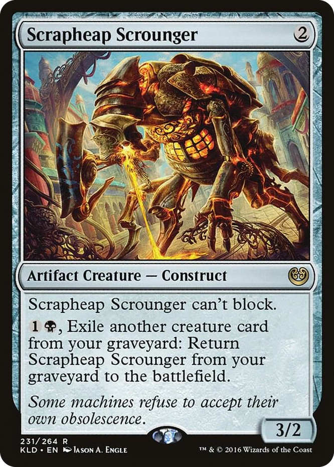 Scrapheap Scrounger #231 R - Kaladesh Pokemon card