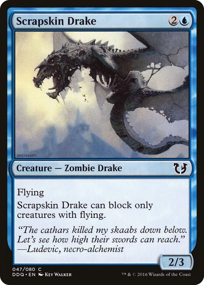 Scrapskin Drake #47 C - Duel Decks: Blessed vs. Cursed Pokemon card