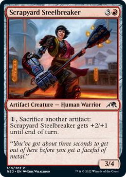 0160 Scrapyard Steelbreaker C Kamigawa: Neon Dynasty