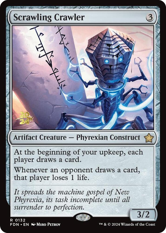 0132 Scrawling Crawler R Prerelease Cards