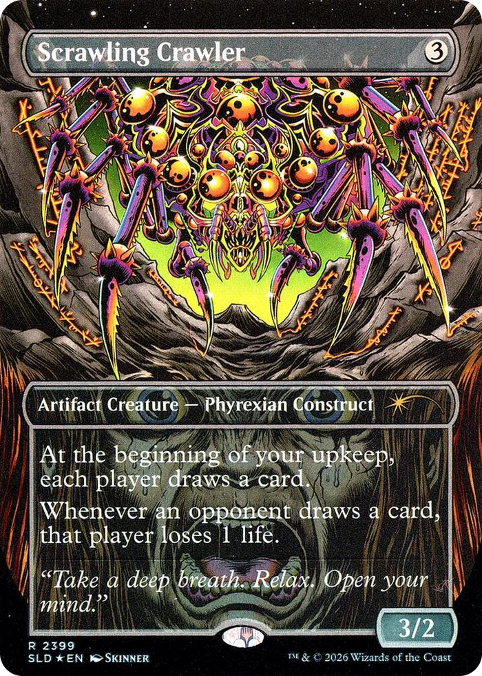 Scrawling Crawler #2399 R - Secret Lair Drop Series Pokemon card