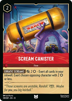 0139 Scream Canister Uncommon Attack of the Vine!