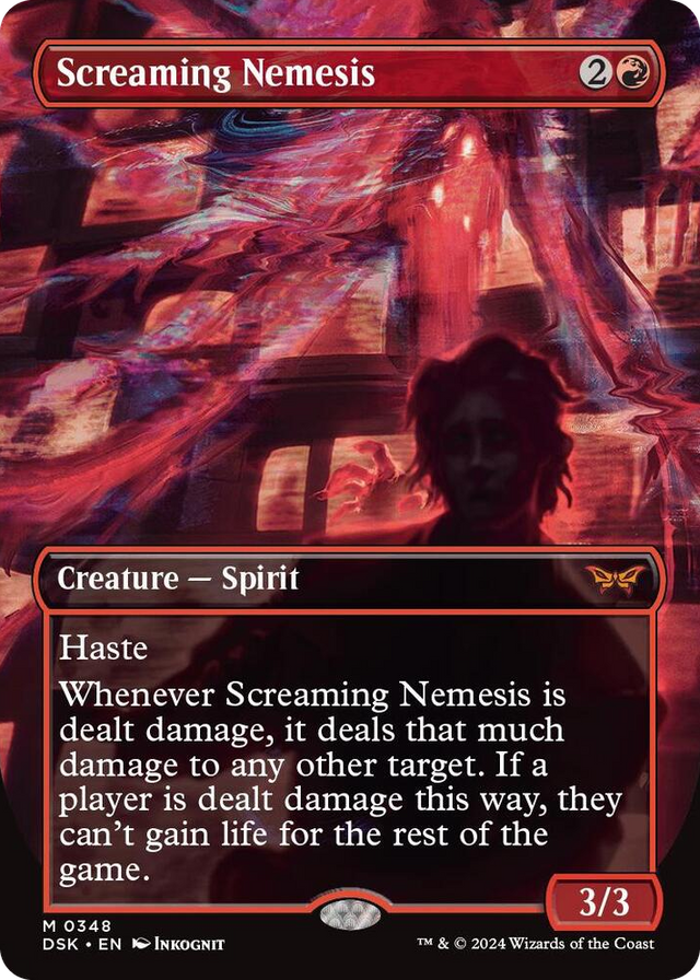 0348 Screaming Nemesis (Borderless) M Duskmourn: House of Horror