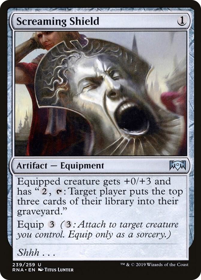 0239 Screaming Shield U Ravnica Allegiance