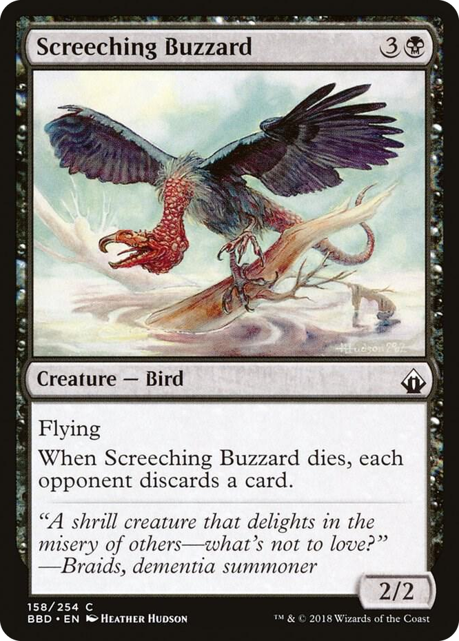 0158 Screeching Buzzard C Battlebond
