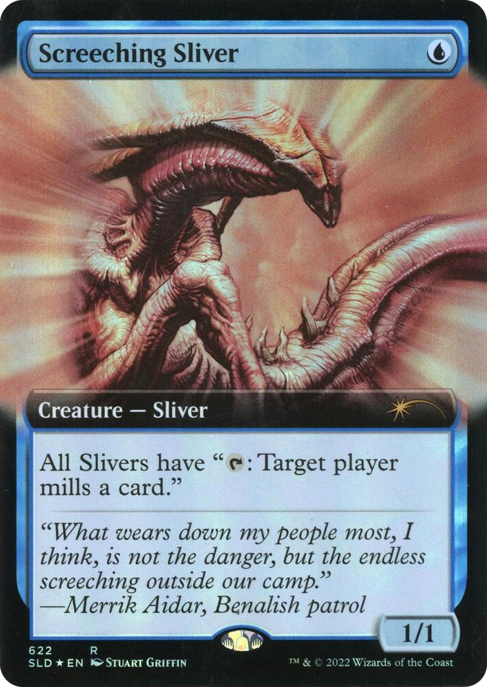0622 Screeching Sliver (Extended Art) R Secret Lair Drop Series
