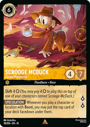 0018 Scrooge McDuck - Cavern Prospector Rare Whispers in the Well