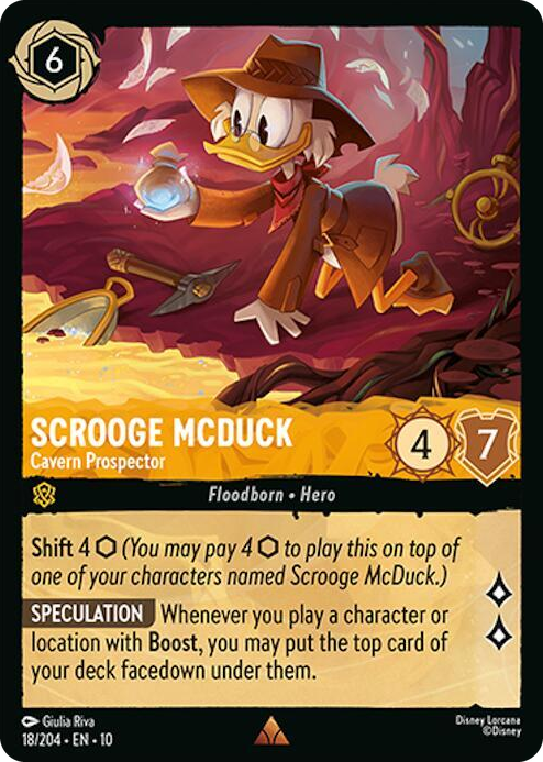 0018 Scrooge McDuck - Cavern Prospector Rare Whispers in the Well