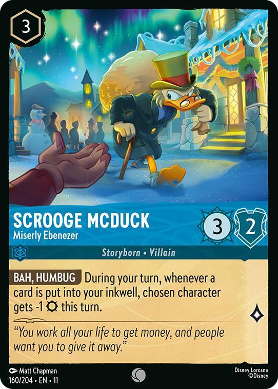 0160 Scrooge McDuck - Miserly Ebenezer Common Winterspell