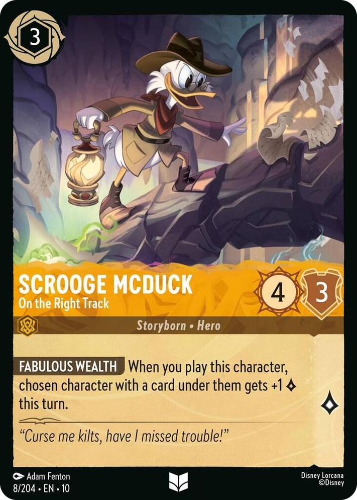 0008 Scrooge McDuck - On the Right Track Uncommon Whispers in the Well