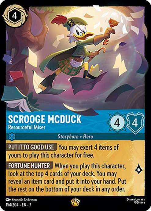 0154 Scrooge McDuck - Resourceful Miser Legendary Archazia's Island