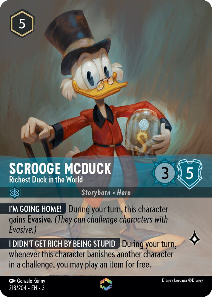 0218 Scrooge McDuck - Richest Duck in the World (Enchanted) Enchanted Into the Inklands