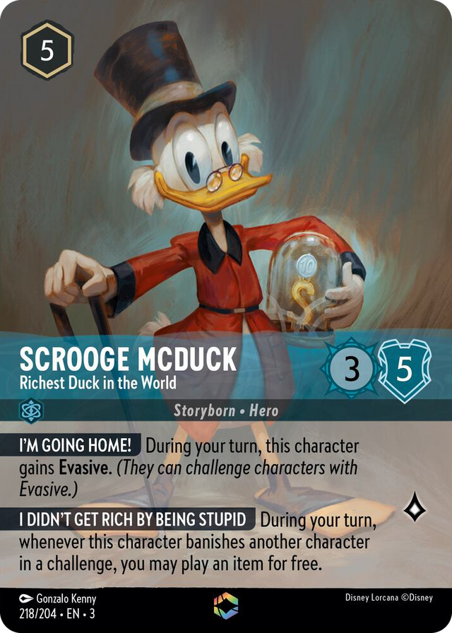 0218 Scrooge McDuck - Richest Duck in the World (Enchanted) Enchanted Into the Inklands
