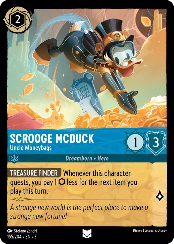 0155 Scrooge McDuck - Uncle Moneybags Uncommon Into the Inklands