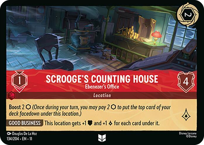 0134 Scrooge's Counting House - Ebenezer's Office Uncommon Winterspell