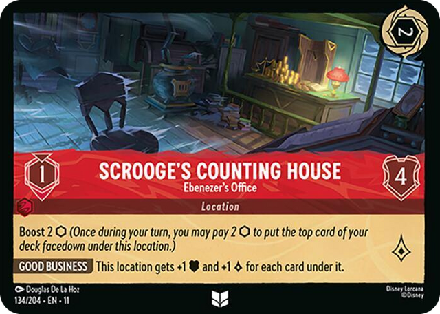 0134 Scrooge's Counting House - Ebenezer's Office Uncommon Winterspell