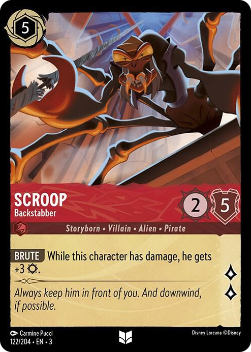 0122 Scroop - Backstabber Uncommon Into the Inklands