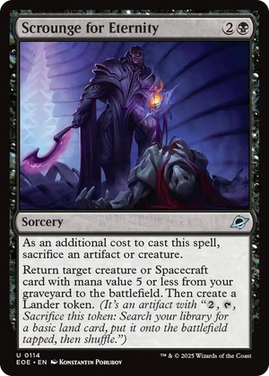 0114 Scrounge for Eternity U Edge of Eternities