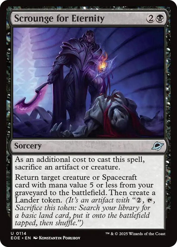 Scrounge for Eternity #114 U - Edge of Eternities Pokemon card