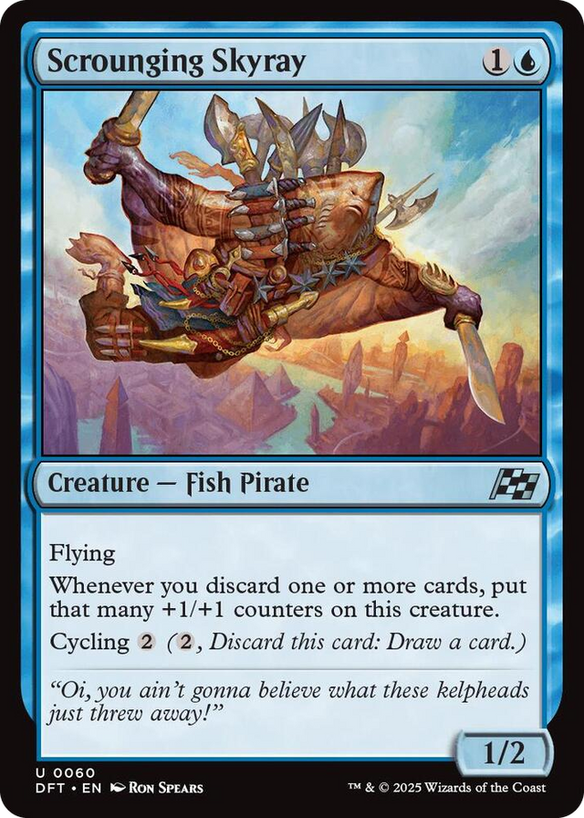 0060 Scrounging Skyray U Aetherdrift