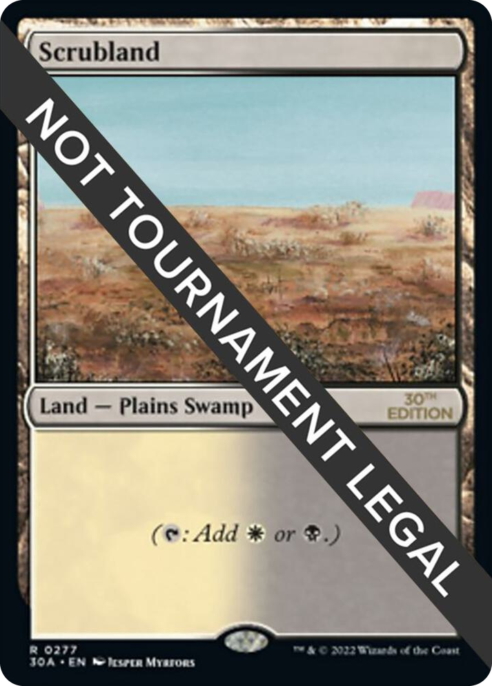 0277 Scrubland R 30th Anniversary Edition
