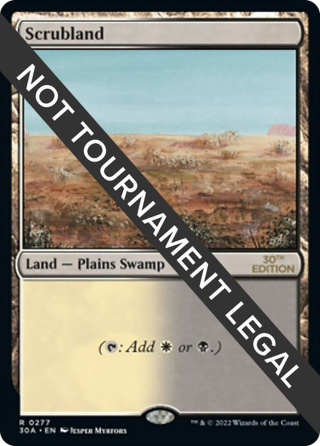 0277 Scrubland R 30th Anniversary Edition