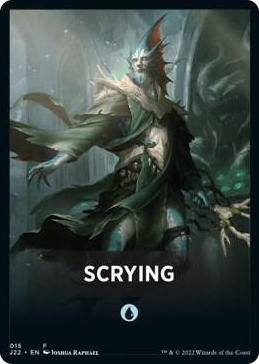 Scrying Theme Card #15 T - Jumpstart 2022 Pokemon card