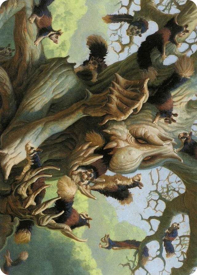 0040 Scurry Oak Art Card S Art Series: Modern Horizons 2
