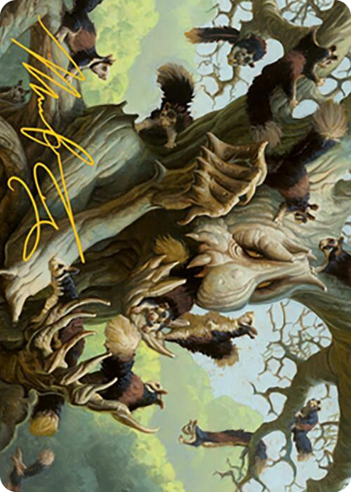 0040 Scurry Oak Art Card (Gold-Stamped Signature) S Art Series: Modern Horizons 2