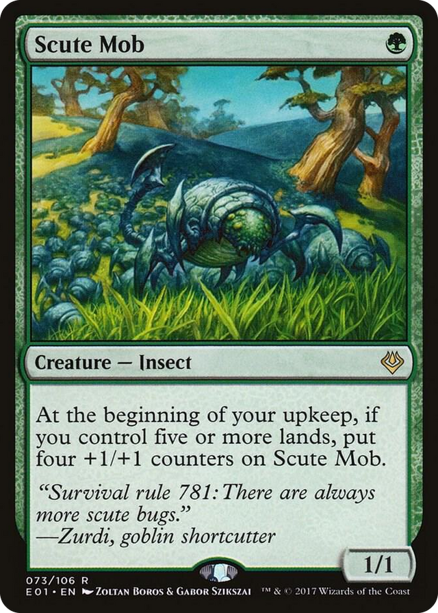 0073 Scute Mob R Archenemy: Nicol Bolas