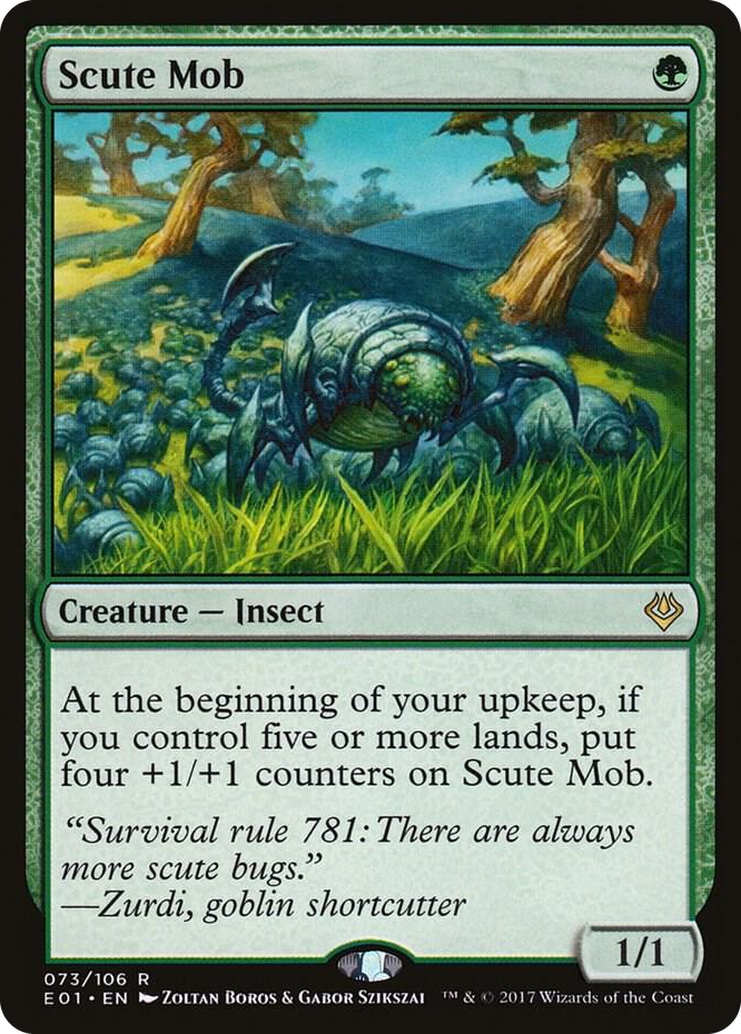 Scute Mob #73 R - Archenemy: Nicol Bolas Pokemon card