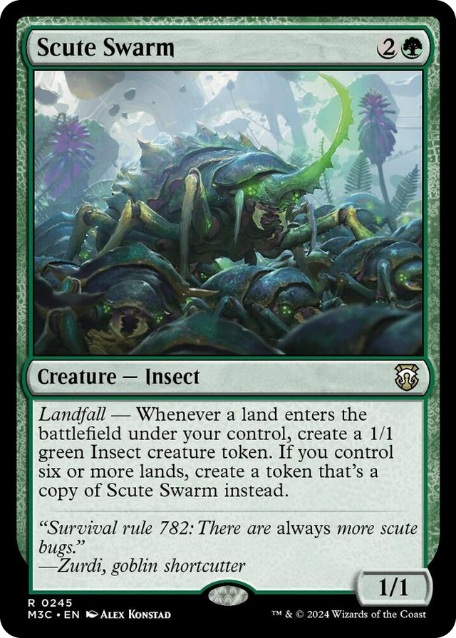 0245 Scute Swarm R Commander: Modern Horizons 3