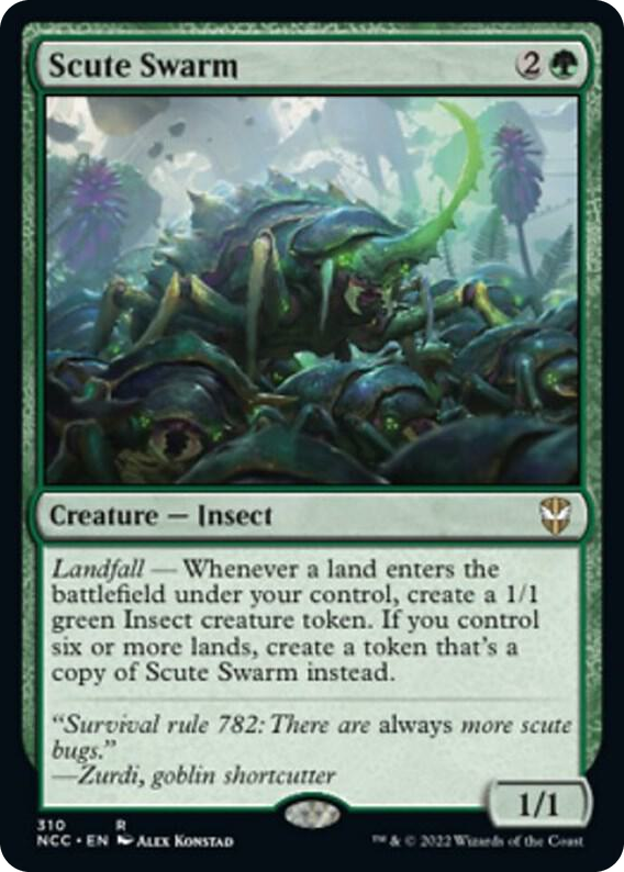 0310 Scute Swarm R Commander: Streets of New Capenna