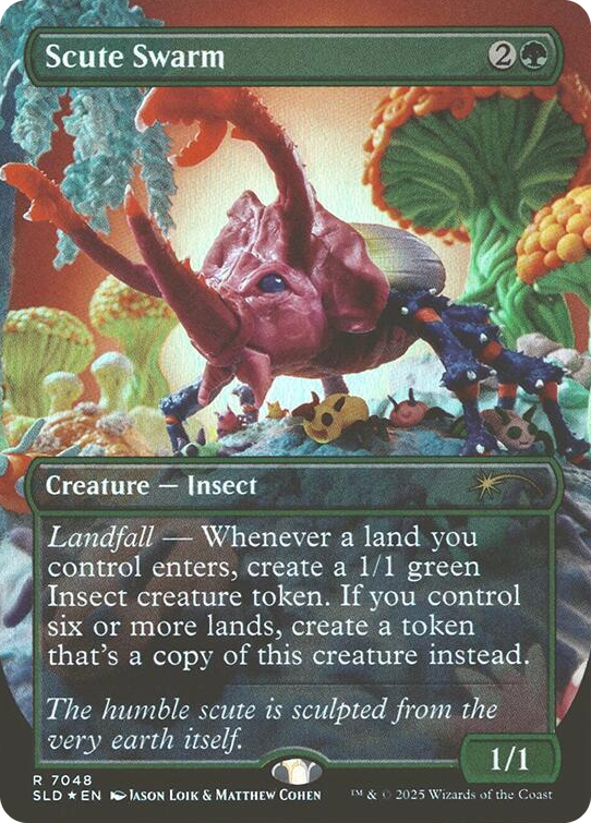 7048 Scute Swarm (Rainbow Foil) R Secret Lair Drop Series