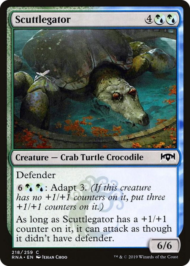 0218 Scuttlegator C Ravnica Allegiance