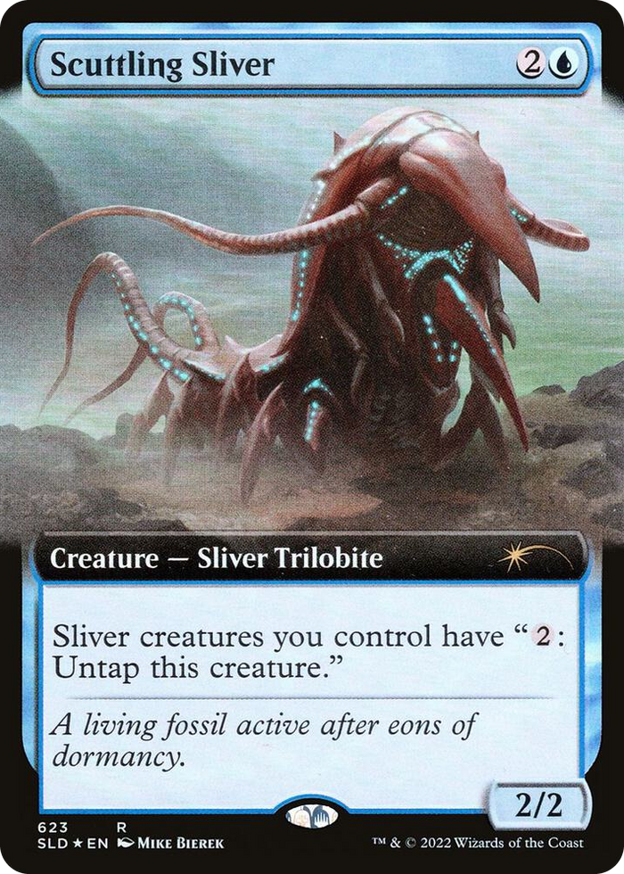 Scuttling Sliver (Extended Art) #623 R - Secret Lair Drop Series Pokemon card