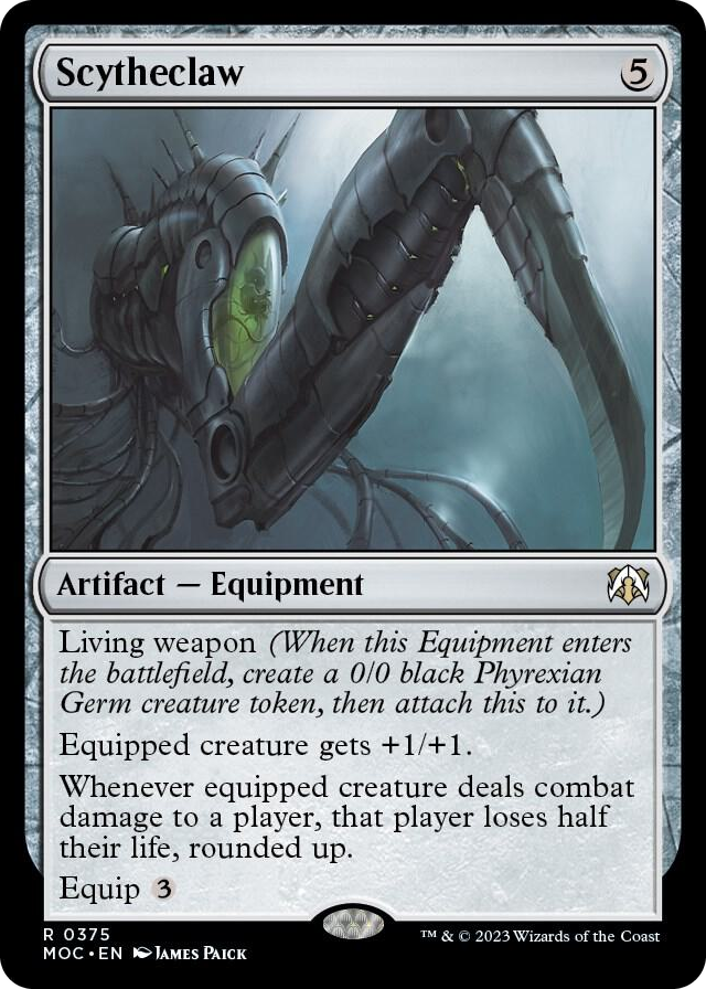 Scytheclaw #375 R - Commander: March of the Machine Pokemon card
