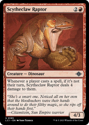 0165 Scytheclaw Raptor U The Lost Caverns of Ixalan