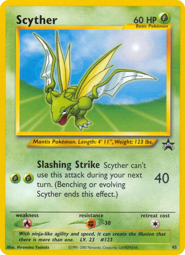 0045 Scyther Promo WoTC Promo