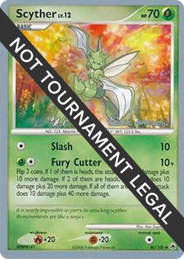 0046 Scyther - 2008 (Tristan Robinson) Uncommon World Championship Decks