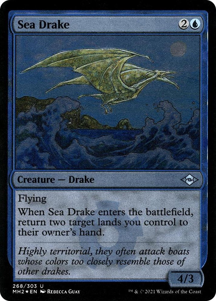0268 Sea Drake (Foil Etched) U Modern Horizons 2