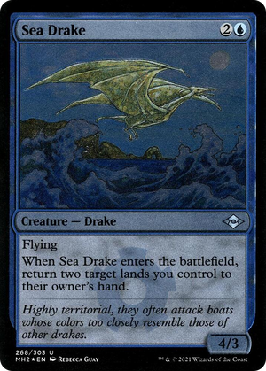 0268 Sea Drake (Foil Etched) U Modern Horizons 2