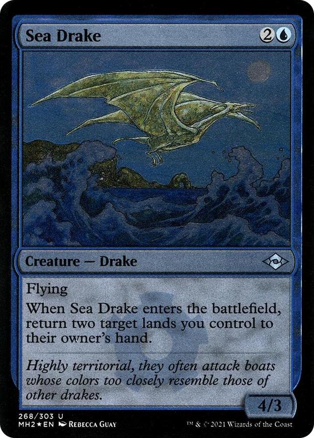 0268 Sea Drake (Foil Etched) U Modern Horizons 2